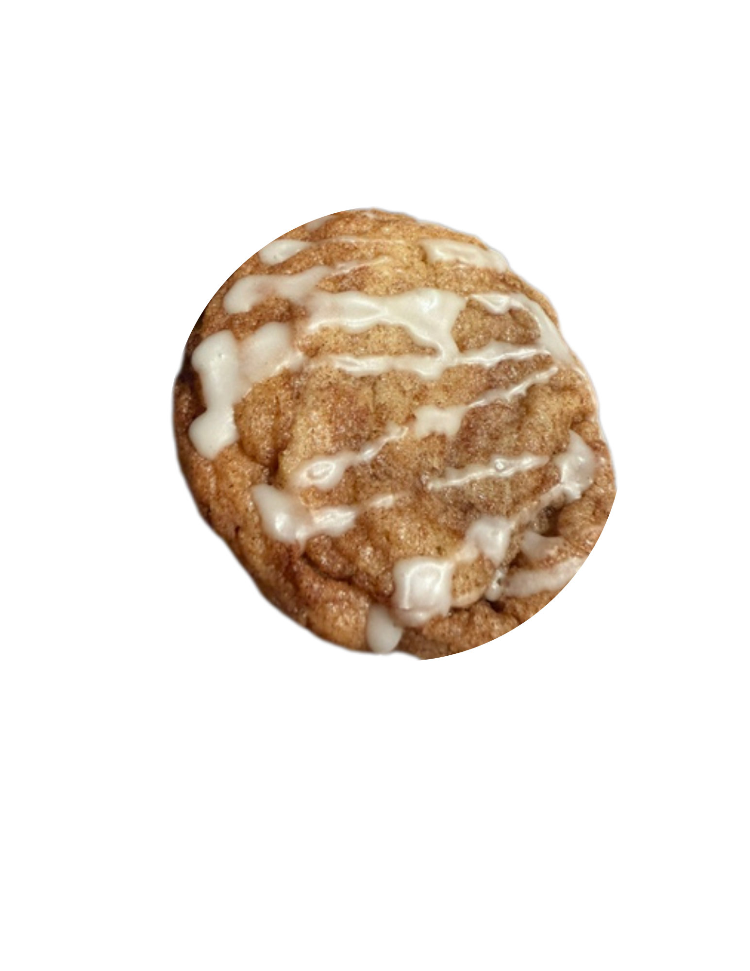 Cinnamon Roll Drizzle Cookie